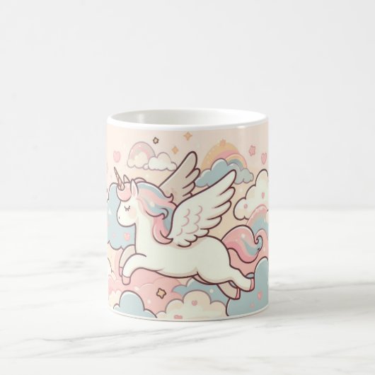 Die Magie der Unicorns Kaffeetasse (Mittel)