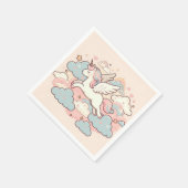 Die Magie der Unicorns Serviette (Ecke)