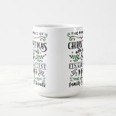 Die Magie der Weihnachten... Kaffeetasse (Mittel)