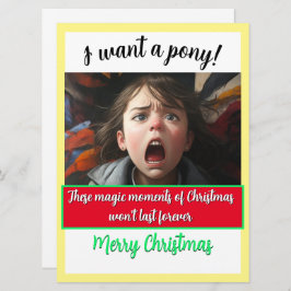 Die Magie der Weihnachten WOLLTE ich einen PONY!