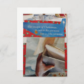 Die Magie der Weihnachtskarte Einladung (Vorne/Hinten)