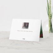 Die Magie der Weihnachtskarte (mit Stimmung) Karte (Rückseite)