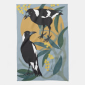 Die Magie der Wintersonne Geschirrtuch (Vertikal)