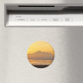 Die Magie des Gebirges am Morgen. Magnet (In Situ (Geschirrspüler))