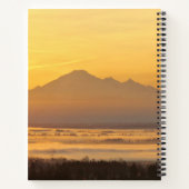 Die Magie des Gebirges am Morgen. Notizblock (Rückseite)