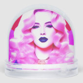 Die Magie des Glamours eines blühenden Kusses Schneekugeln (Rückseite)