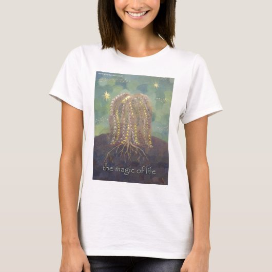 "die Magie des Lebens" Geist-Kunst-T - Shirt (Vorderseite)