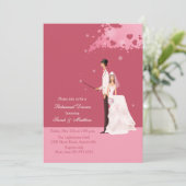 Die Magie des Liebe-Proben-Abendessen-Party Einladung (Stehend Vorderseite)