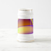 Die Magie des Sommers , Abstrakte 3D-Kunst Bierglas (Mittel)