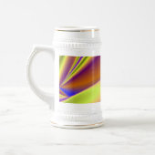 Die Magie des Sommers , Abstrakte 3D-Kunst Bierglas (Links)