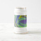 Die Magie des Sommers , Abstrakte 3D-Kunst Bierglas (Mittel)