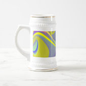 Die Magie des Sommers , Abstrakte 3D-Kunst Bierglas (Links)