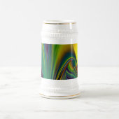 Die Magie des Sommers , Abstrakte 3D-Kunst Bierglas (Mittel)