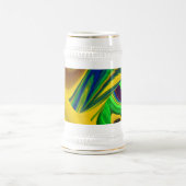 Die Magie des Sommers , Abstrakte 3D-Kunst Bierglas (Mittel)