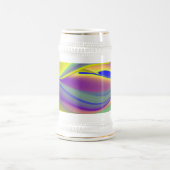 Die Magie des Sommers , Abstrakte 3D-Kunst Bierglas (Mittel)