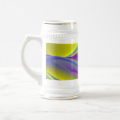 Die Magie des Sommers , Abstrakte 3D-Kunst Bierglas (Links)