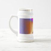 Die Magie des Sommers , Abstrakte 3D-Kunst Bierglas (Links)