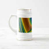 Die Magie des Sommers , Abstrakte 3D-Kunst Bierglas (Links)