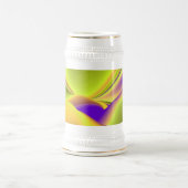Die Magie des Sommers , Abstrakte 3D-Kunst Bierglas (Mittel)