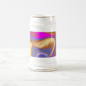 Die Magie des Sommers , Abstrakte 3D-Kunst Bierglas (Mittel)