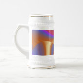 Die Magie des Sommers , Abstrakte 3D-Kunst Bierglas (Links)