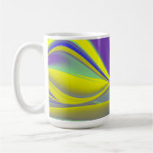 Die Magie des Sommers , Abstrakte 3D-Kunst Kaffeetasse (Links)