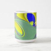 Die Magie des Sommers , Abstrakte 3D-Kunst Kaffeetasse (Mittel)