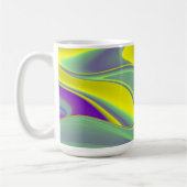 Die Magie des Sommers , Abstrakte 3D-Kunst Kaffeetasse (Links)