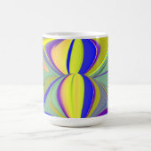 Die Magie des Sommers , Abstrakte 3D-Kunst Kaffeetasse (Mittel)