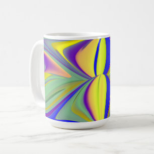 Die Magie des Sommers , Abstrakte 3D-Kunst Kaffeetasse