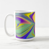 Die Magie des Sommers , Abstrakte 3D-Kunst Kaffeetasse (Links)