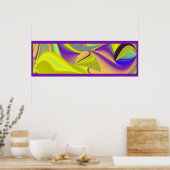 Die Magie des Sommers , Abstrakte 3D-Kunst Poster (Küche)
