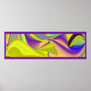 Die Magie des Sommers , Abstrakte 3D-Kunst Poster