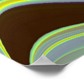 Die Magie des Sommers , Abstrakte 3D-Kunst Poster (Ecke)