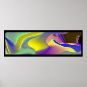 Die Magie des Sommers , Abstrakte 3D-Kunst Poster