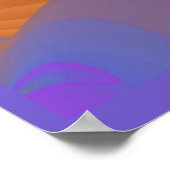 Die Magie des Sommers , Abstrakte 3D-Kunst Poster (Ecke)