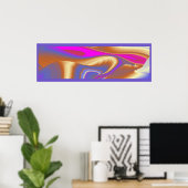 Die Magie des Sommers , Abstrakte 3D-Kunst Poster (Heimbüro)