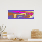 Die Magie des Sommers , Abstrakte 3D-Kunst Poster (Küche)