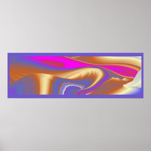 Die Magie des Sommers , Abstrakte 3D-Kunst Poster (Vorne)