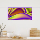 Die Magie des Sommers , Abstrakte 3D-Kunst Poster (Küche)