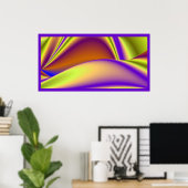 Die Magie des Sommers , Abstrakte 3D-Kunst Poster (Heimbüro)