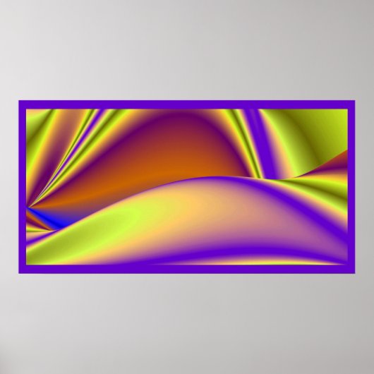 Die Magie des Sommers , Abstrakte 3D-Kunst Poster (Vorne)