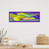 Die Magie des Sommers , Abstrakte 3D-Kunst Poster (Küche)