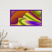 Die Magie des Sommers , Abstrakte 3D-Kunst Poster (Küche)
