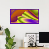 Die Magie des Sommers , Abstrakte 3D-Kunst Poster (Heimbüro)