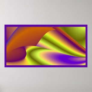 Die Magie des Sommers , Abstrakte 3D-Kunst Poster