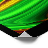 Die Magie des Sommers , Abstrakte 3D-Kunst Poster (Ecke)