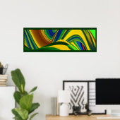 Die Magie des Sommers , Abstrakte 3D-Kunst Poster (Heimbüro)