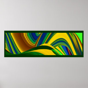 Die Magie des Sommers , Abstrakte 3D-Kunst Poster