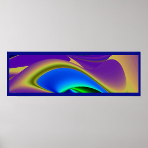 Die Magie des Sommers , Abstrakte 3D-Kunst Poster